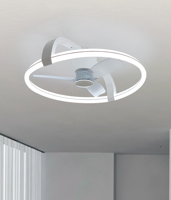 W뉴라인 삼색변환 작은 선풍기거실등 안방전등 LED70W